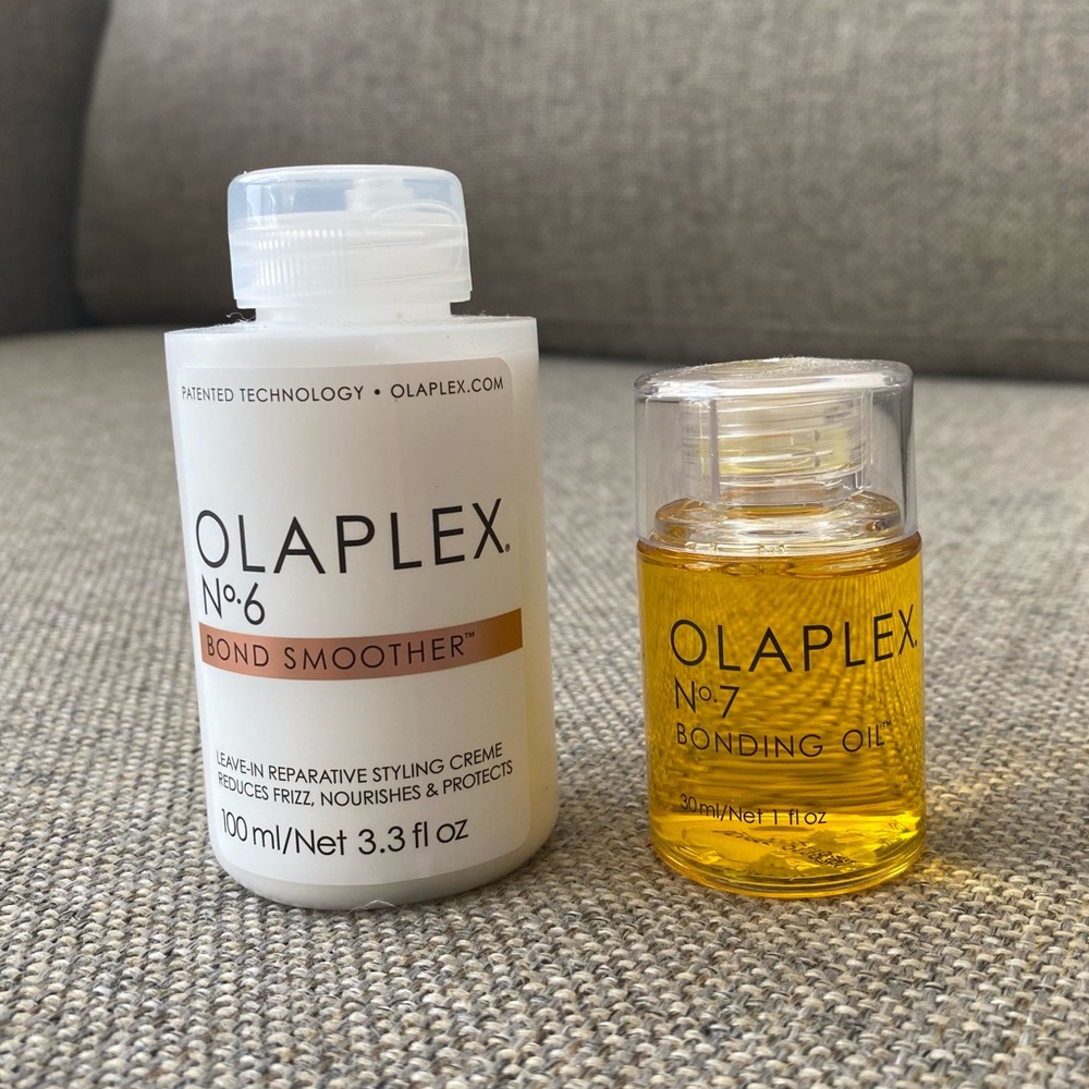 Olaplex 6 Bond Smoother and 7 Bonding Oil USED ONCE sparingly